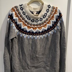 Fair isle J Crew sweater